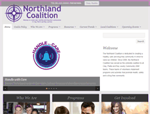 Tablet Screenshot of northlandcoalition.com